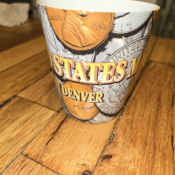 United States Mint Denver Colorado Ceramic Coffee Cup Mug Coins Money Numismatic - Picture 7 of 9